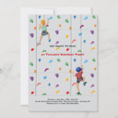 Invitation Soirée d'escalade 2 (Devant)