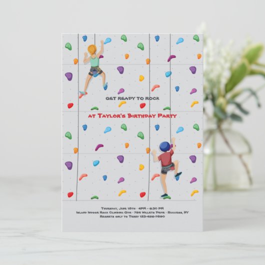 Invitation Soirée d'escalade 2 (Debout devant)