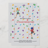 Invitation Soirée d'escalade 2 (Devant / Derrière)