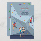 Invitation Soirée d'escalade en salle (Devant / Derrière)