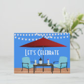 Invitation Soirée d'été (Debout devant)