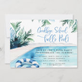 Invitation Soirée d'été de bonjour d'école (Devant)