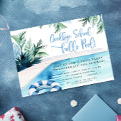 Invitation Soirée d'été de bonjour d'école