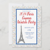 Invitation Soirée d'été des Jeux de Paris 2024 (Devant)