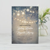 Invitation Soirée d'été Rustic Country Engagement Party (Debout devant)