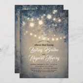 Invitation Soirée d'été Rustic Country Rehearer Dîner (Devant / Derrière)