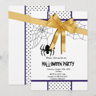 Invitation soirée d'Halloween