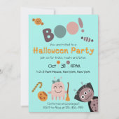 Invitation Soirée d'Halloween (Devant)