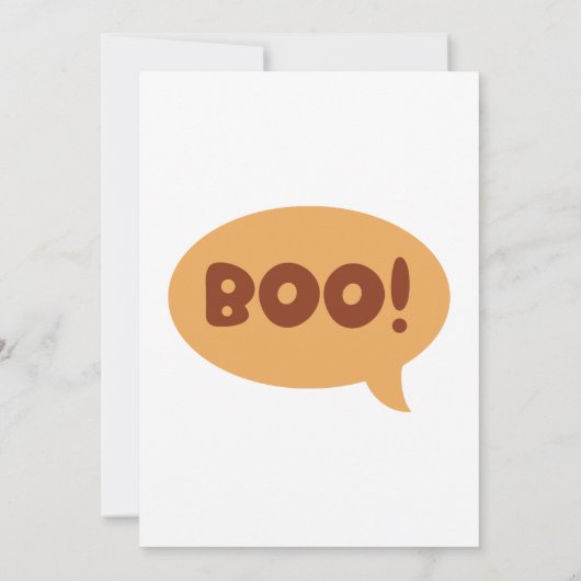 Invitation Soirée d'Halloween (Dos)