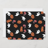 Invitation Soirée d'Halloween (Dos)