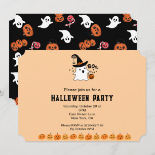 Invitation Soirée d'Halloween