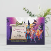 Invitation Soirée d'Halloween (Debout devant)