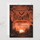 Invitation Soirée d'Halloween (Devant)
