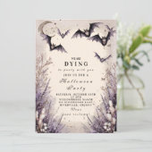 Invitation Soirée d'Halloween au clair de lune enchantée (Debout devant)