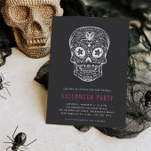 Invitation Soirée d'Halloween Calavera