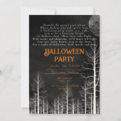 Invitation Soirée d'Halloween de Dark Woods (Devant)