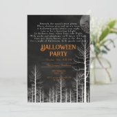 Invitation Soirée d'Halloween de Dark Woods (Debout devant)