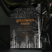 Invitation Soirée d'Halloween de Dark Woods