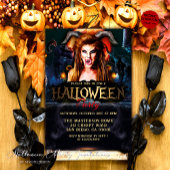 Invitation Soirée d'Halloween de l'Enfer de l'Épouvante pour