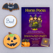 Invitation Soirée d'Halloween des enfants Hocus Pocus