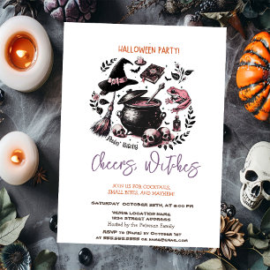Invitation Soirée d'Halloween des sorcières à Cheers
