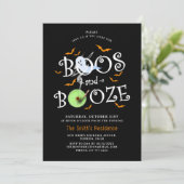 Invitation Soirée d'Halloween en Booze (Debout devant)