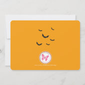 Invitation Soirée d'Halloween en chats (Dos)
