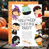Invitation Soirée d'Halloween en costume mignon