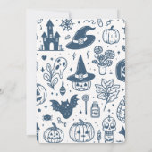 Invitation Soirée d'Halloween Enchantée (Dos)