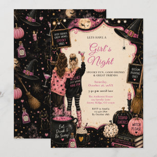 Invitation Soirée d'Halloween entre filles