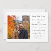 Invitation Soirée d'Halloween Mariage de nuit Enregistrer la  (Devant)