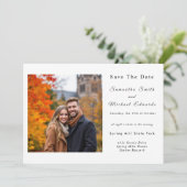 Invitation Soirée d'Halloween Mariage de nuit Enregistrer la  (Debout devant)