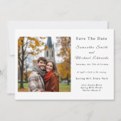 Invitation Soirée d'Halloween Mariage Enregistrer La Date (Devant)