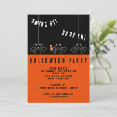 Invitation Soirée d'Halloween mignonne (Debout devant)
