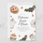 Invitation Soirée d'Halloween pour enfants (Devant)