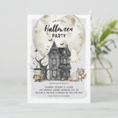 Invitation Soirée d'Halloween pour enfants Spooktacular (Debout devant)