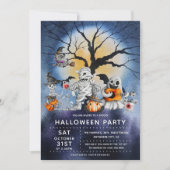 Invitation Soirée d'Halloween pour enfants Spooktacular (Devant)