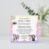 Invitation * Soirée d'Halloween pour les enfants (Debout devant)