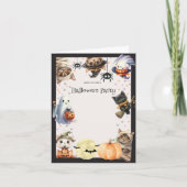 Invitation Soirée d'Halloween pour les enfants mignons (Devant)