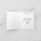 Invitation Soirée d'Halloween pour les enfants mignons (Intérieur)