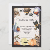 Invitation Soirée d'Halloween pour les enfants mignons (Devant)