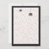 Invitation Soirée d'Halloween pour les enfants mignons (Dos)