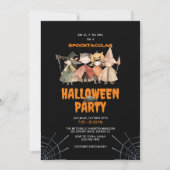 Invitation Soirée d'Halloween pour les enfants mignons (Devant)
