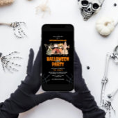 Invitation Soirée d'Halloween pour les enfants mignons