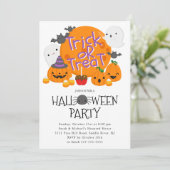 Invitation Soirée d'Halloween pour les petits (Debout devant)