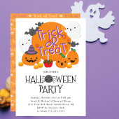 Invitation Soirée d'Halloween pour les petits
