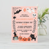 Invitation Soirée d'Halloween pour les petits (Debout devant)