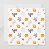 Invitation Soirée d'Halloween pour les petits (Dos)