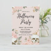 Invitation Soirée d'Halloween romantique (Debout devant)