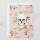 Invitation Soirée d'Halloween romantique (Dos)